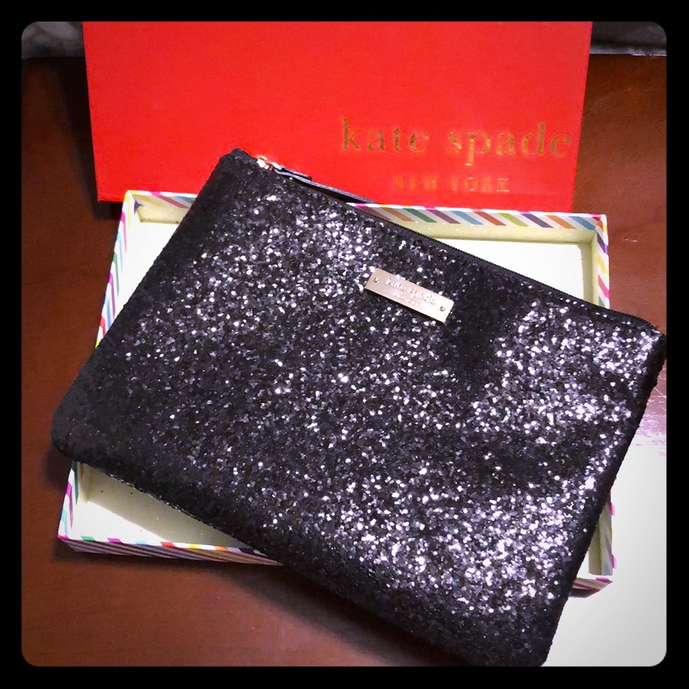 Kate Spade Little Gia Glitterball Pouch